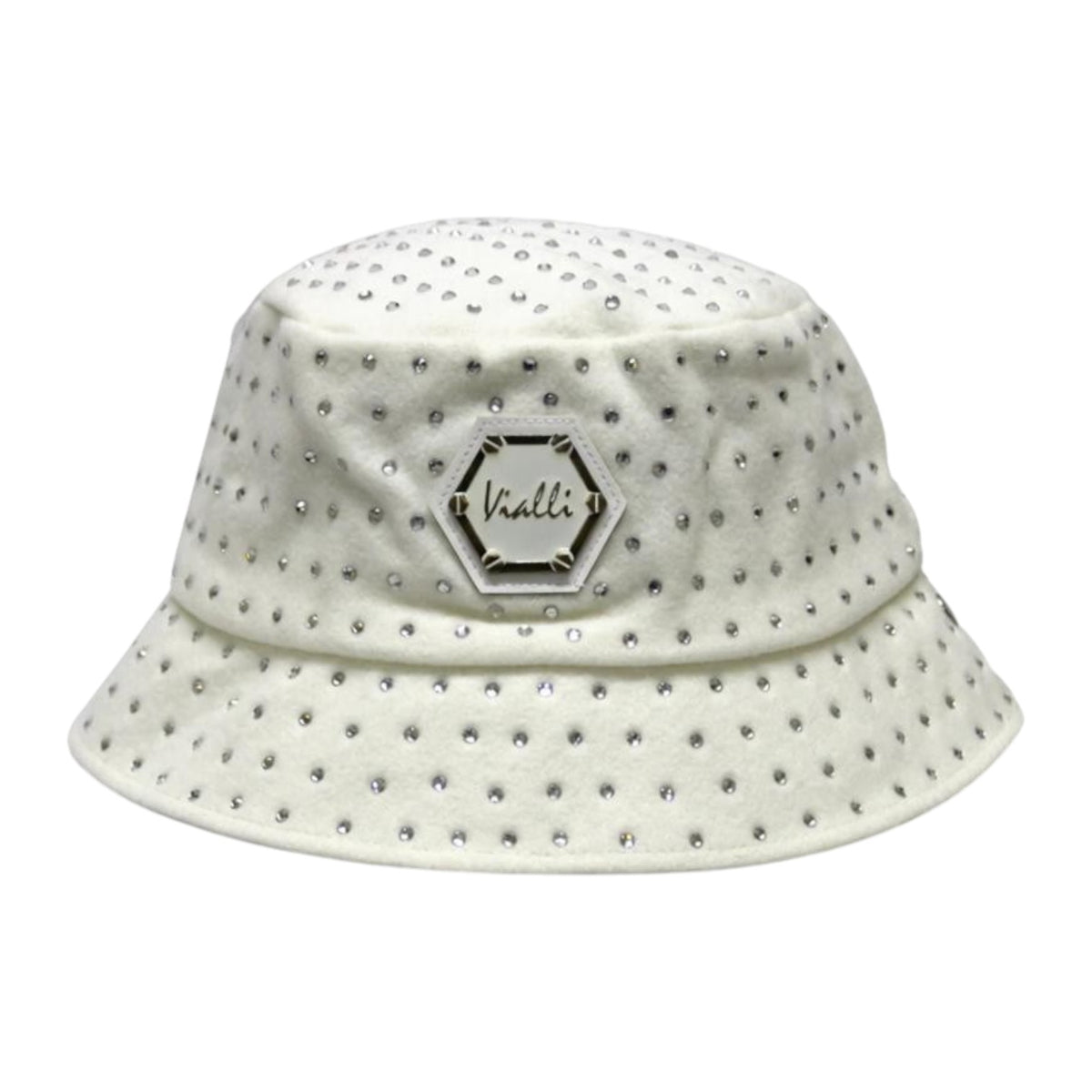 Vialli Fellantro Bucket Hat – Cream | Stylish & Soft Cotton Bucket
