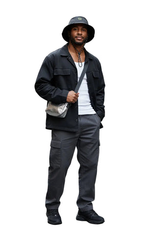 Vialli Bucket Hat Judge Black