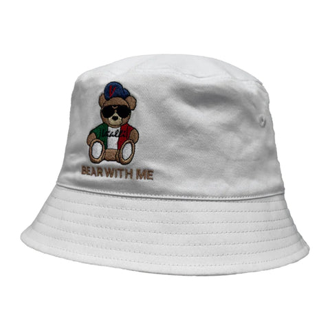 Vialli Jessiaus Reversible Bucket Hat White/Pink