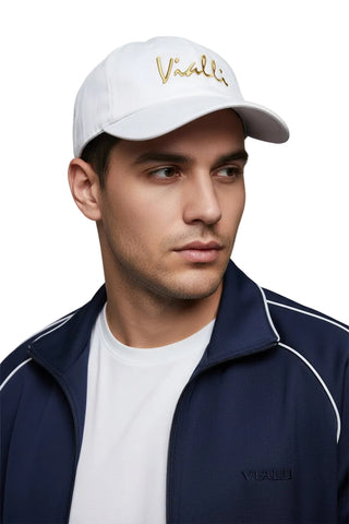 Vialli Cap Greuth White/Gold