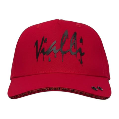 Vialli Iwentrikki Cap – Red | Bold Streetwear Baseball Hat