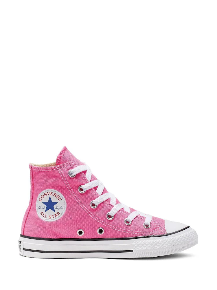 Converse School Kids Chuck Taylor All Star Hi Paper Pink