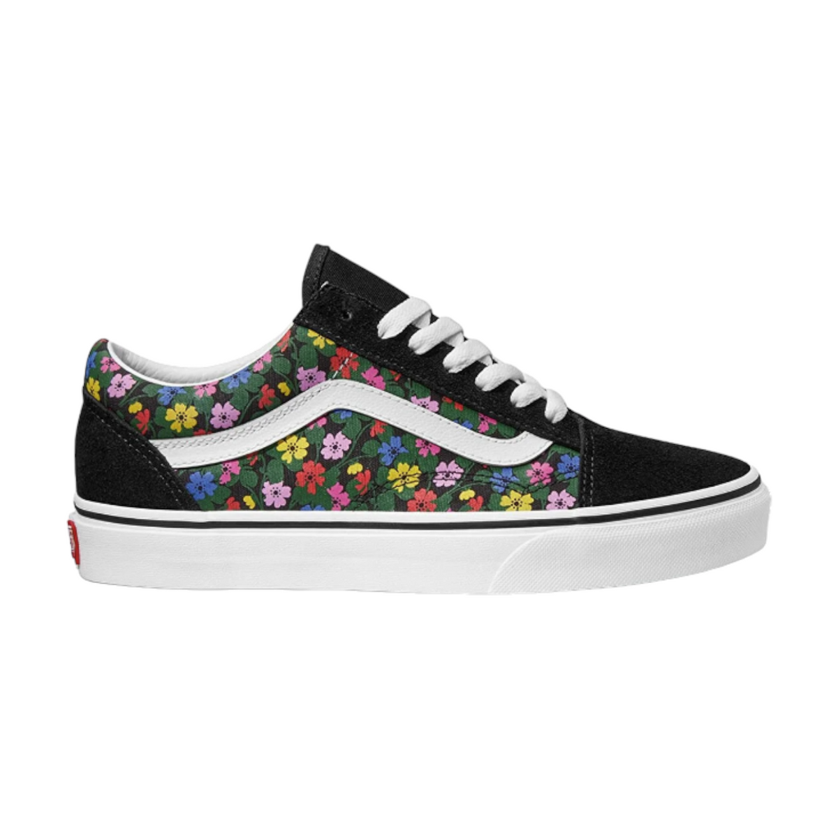 Vans Old Skool Floral Black/White