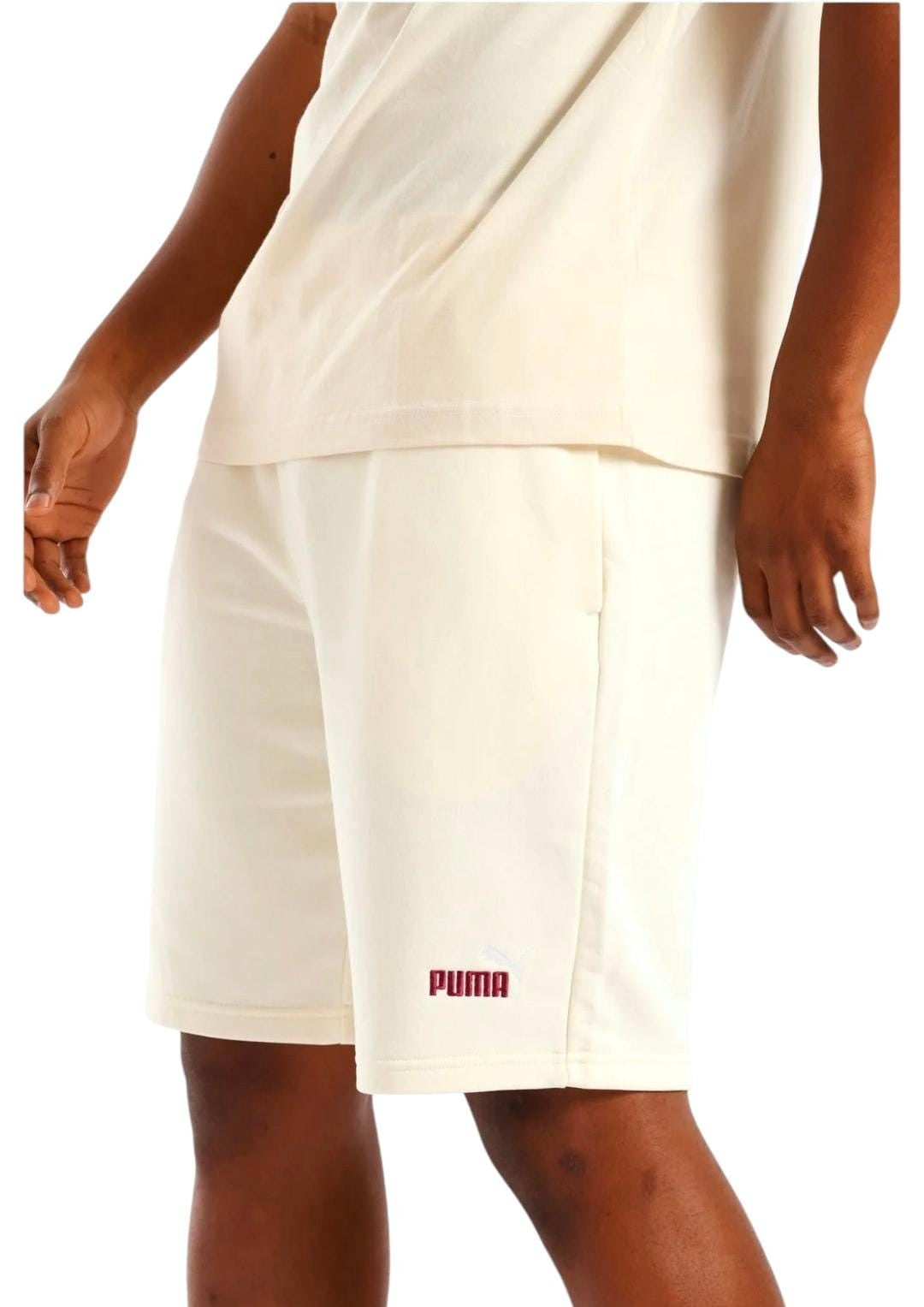 Puma Shorts Ess 2 Colour Logo Cream