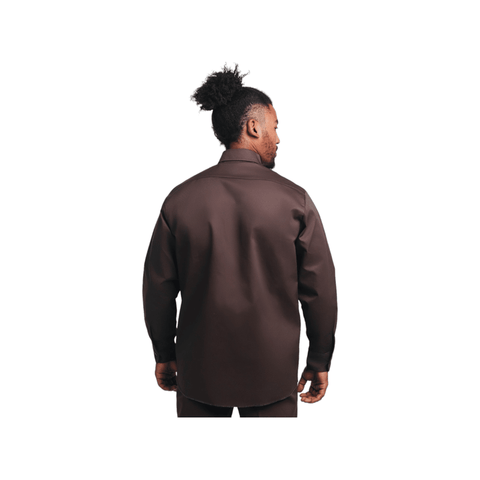 Dickies Shirt 847 Long Sleeve Chocolate Brown