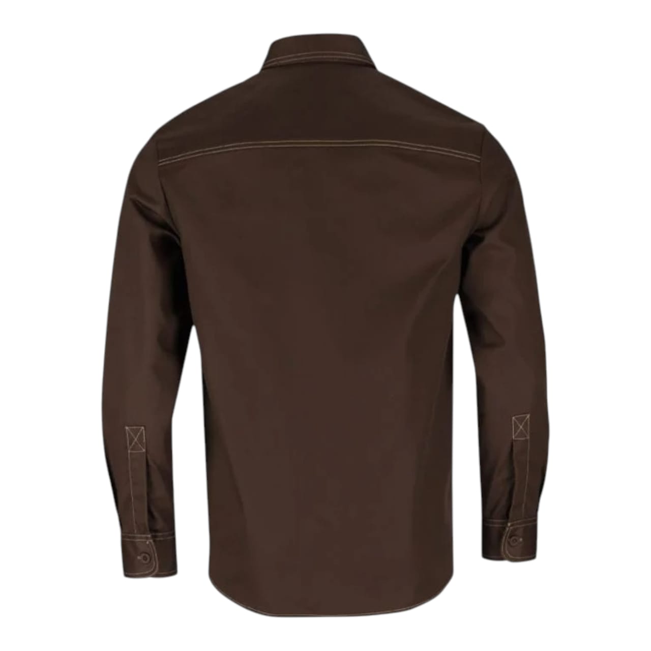 Dickies Shirt Logan LS Carpenter - Chocolate