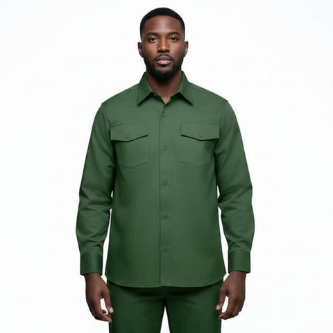 Dickies 847 Long Sleeve Shirt Rain Forest