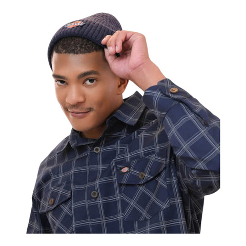 Dickies Quincy Check Shirt – Navy