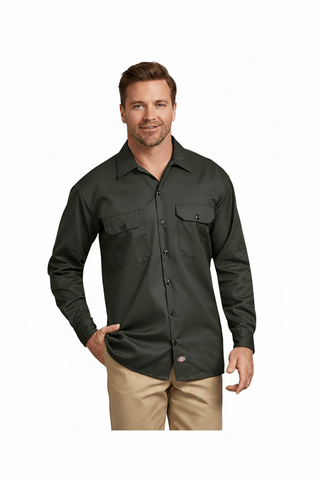 Dickies Shirt 847 Long Sleeve Olive