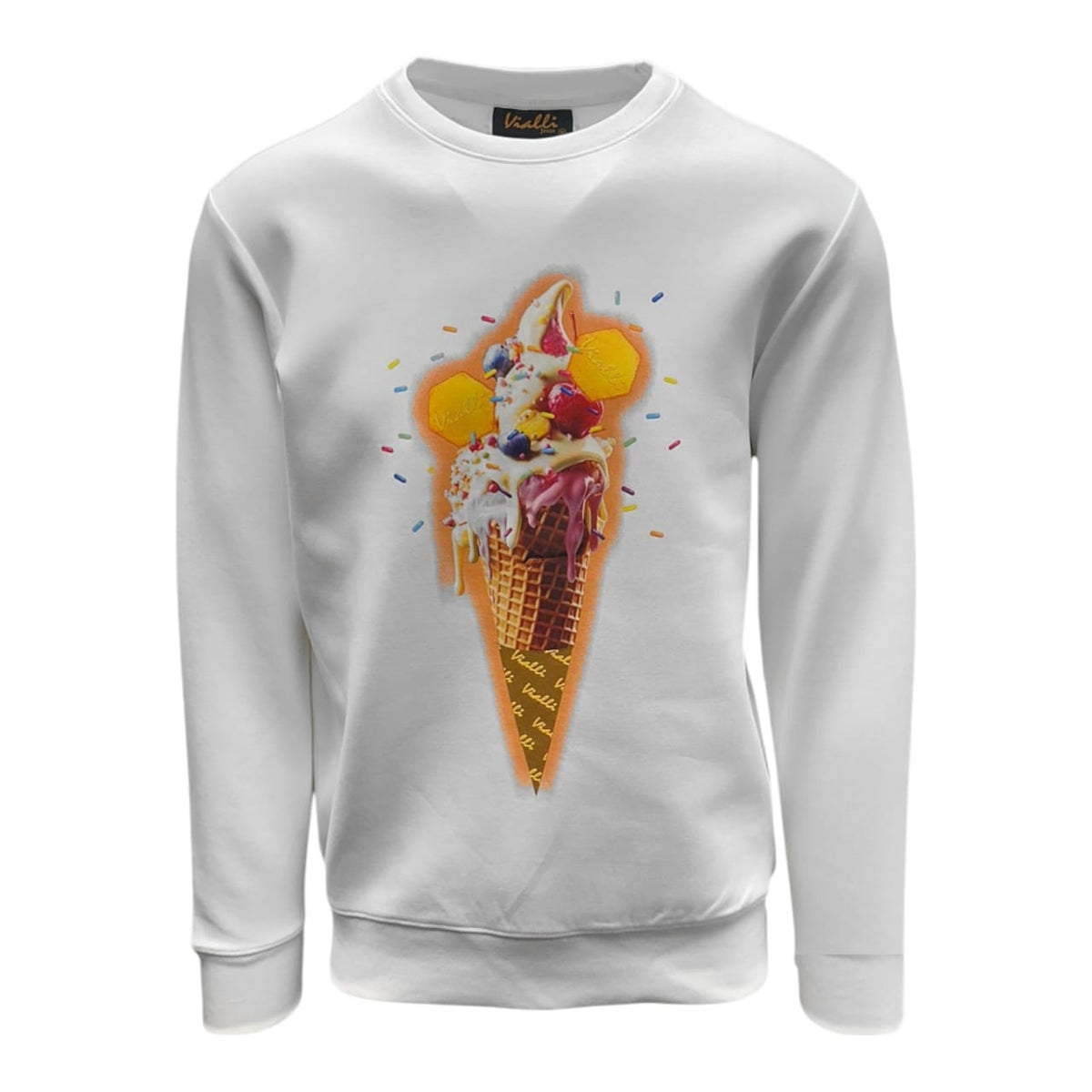 Vialli Gelato Sweatshirt - White