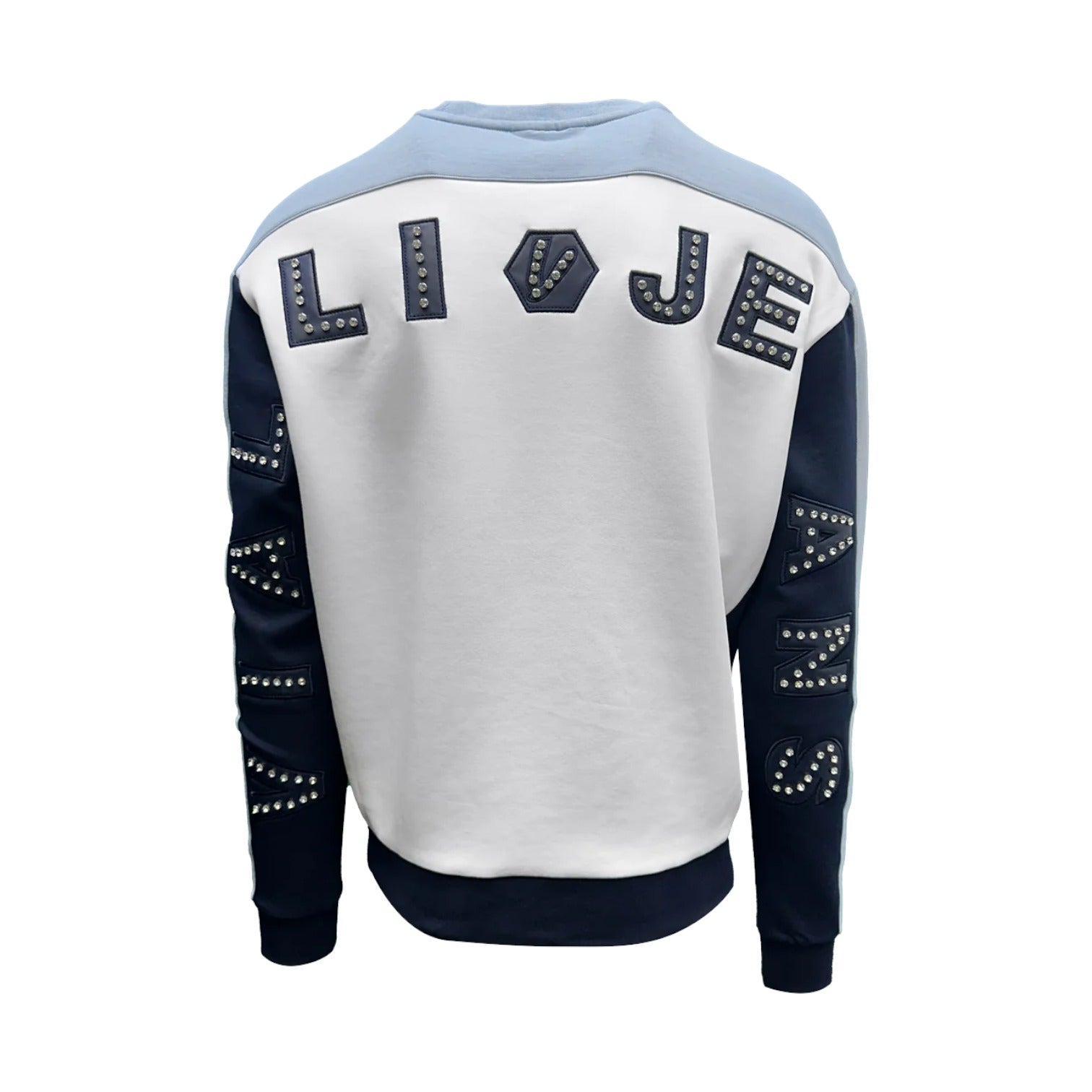 Vialli Giovani Sweatershirt - Blue & White
