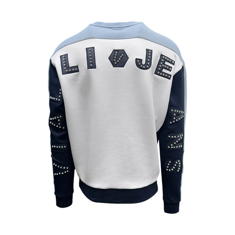 Vialli Giovani Sweatershirt - Blue & White