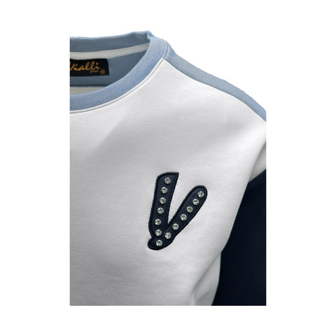 Vialli Giovani Sweatershirt - Blue & White