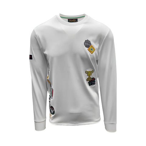 Vialli Gelast Swaetshirt - White