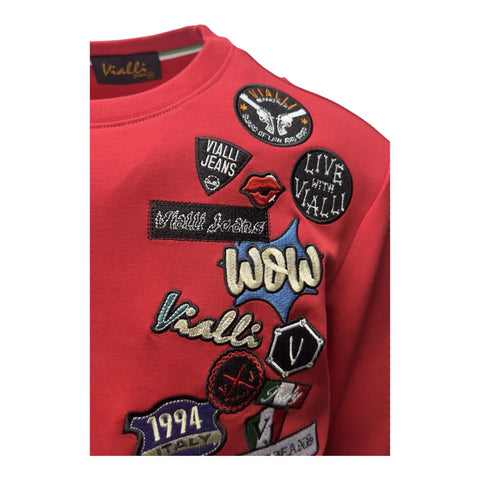 Vialli Kithent Sweatshirt - Red
