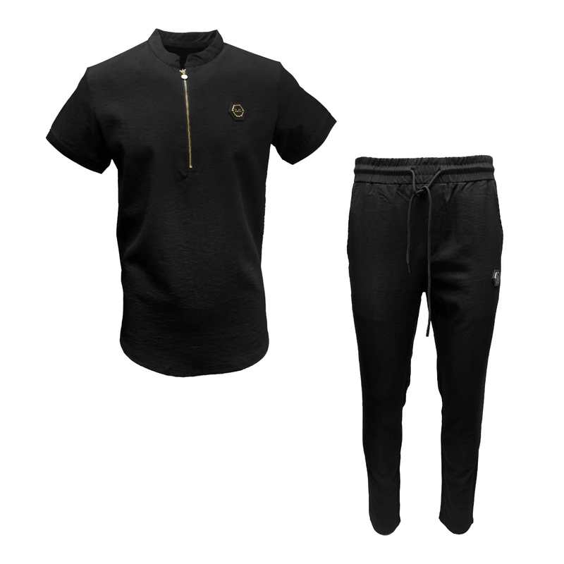 Vialli Tracksuit IGLISSI/ILLY Linen Black