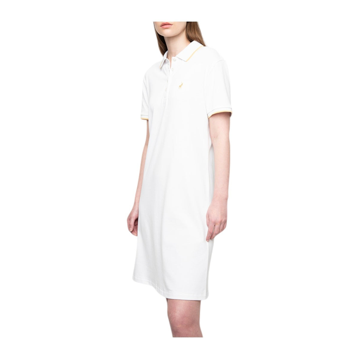 Polo Dress Ladies Leah Golfer White