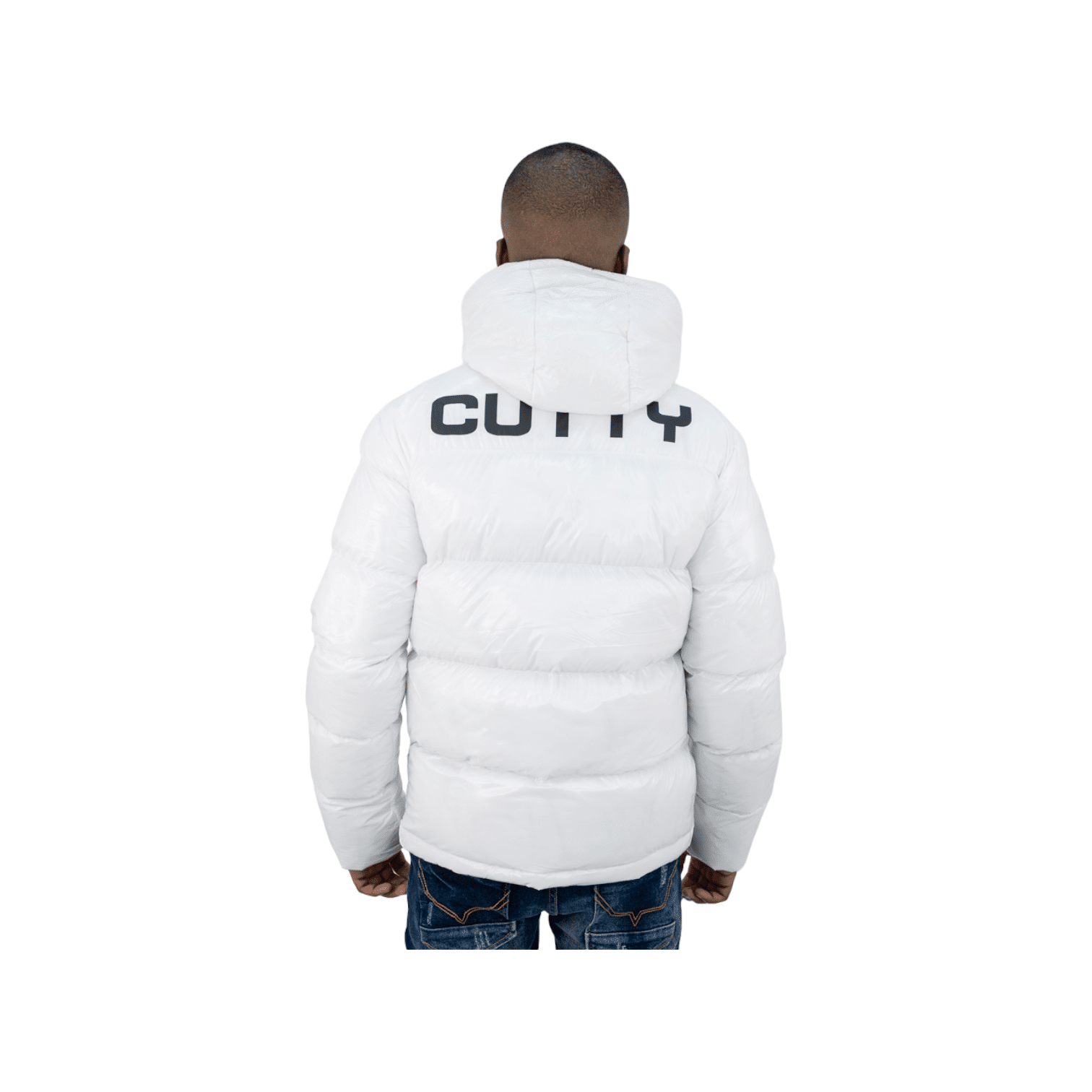 Cutty Shine Puffer Jacket White