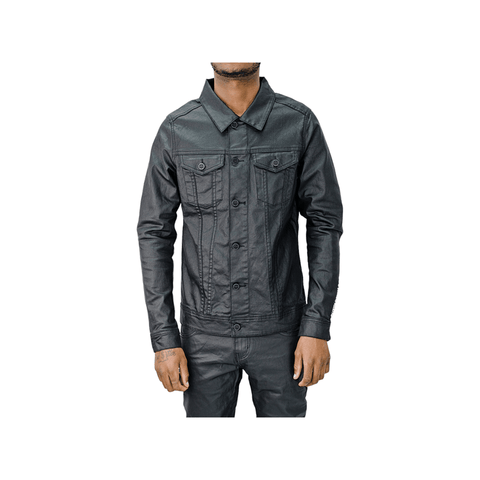 Cutty Jacket Wax Denim Wade Black