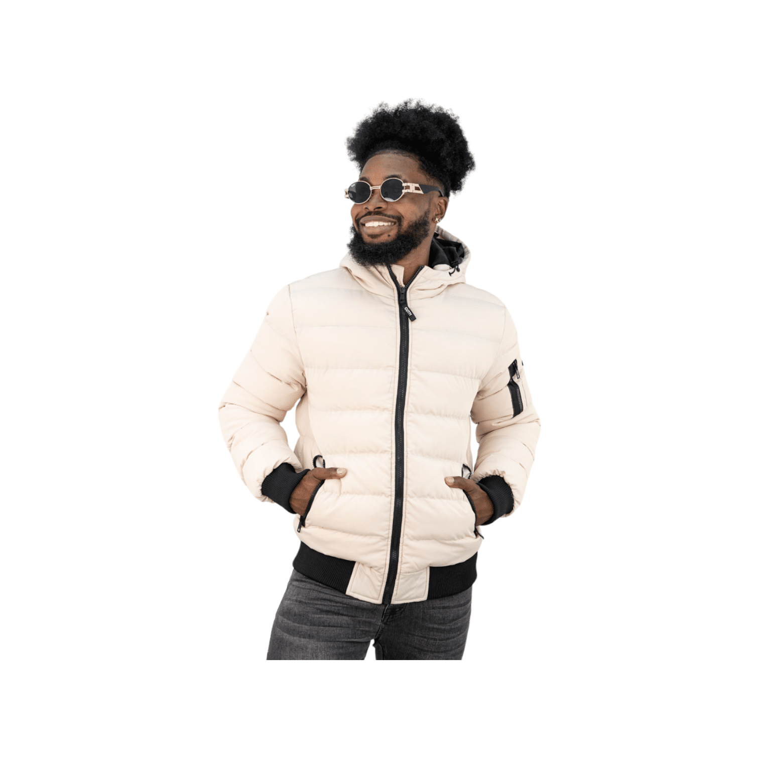 Cutty Frost Puffer Jacket Beige