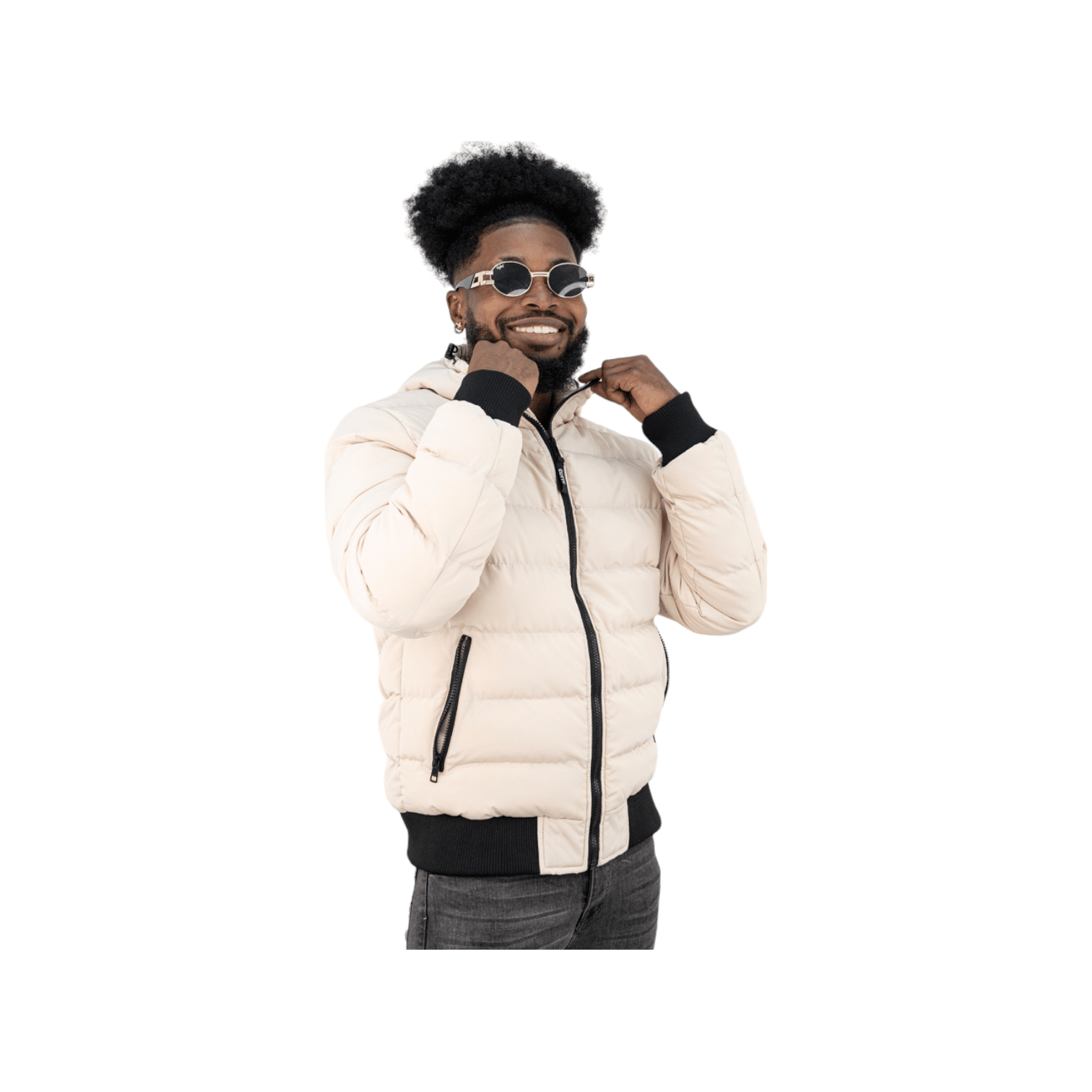 Cutty Frost Puffer Jacket Beige