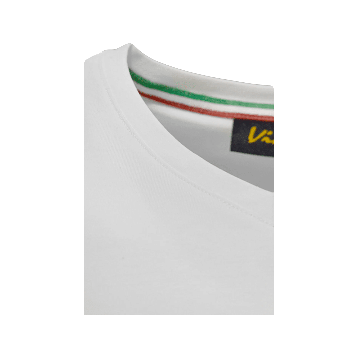 Vialli Tees V-Neck Bold White