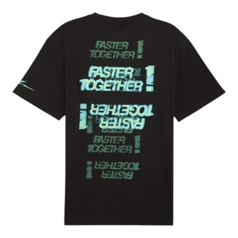 Puma T-Shirt Mapf1 Amg Petronas Neon Energy Black