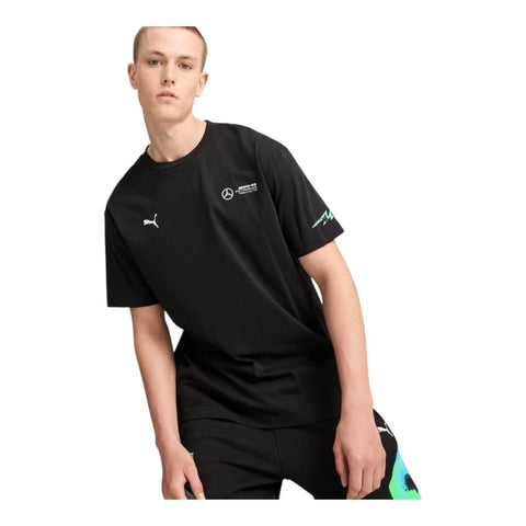 Puma T-Shirt Mapf1 Amg Petronas Neon Energy Black