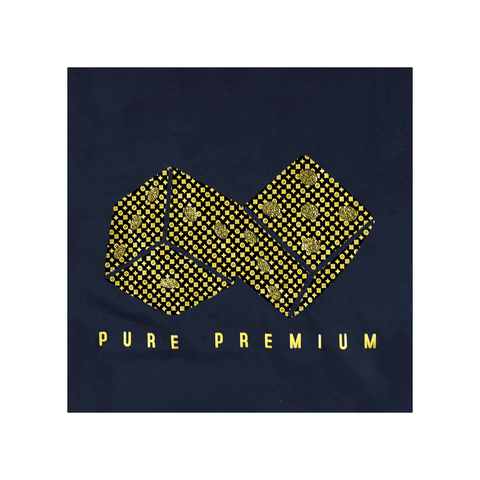 Pure Premium Crew Diced Black