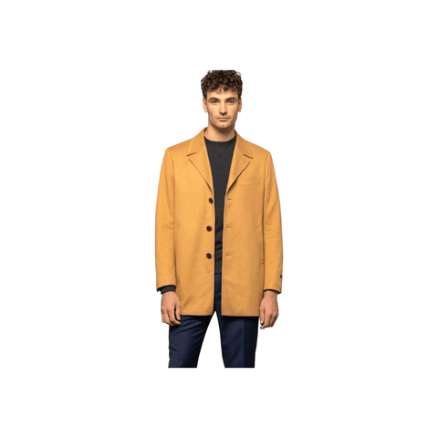 Polo Mens Melton Coat Dark Stone