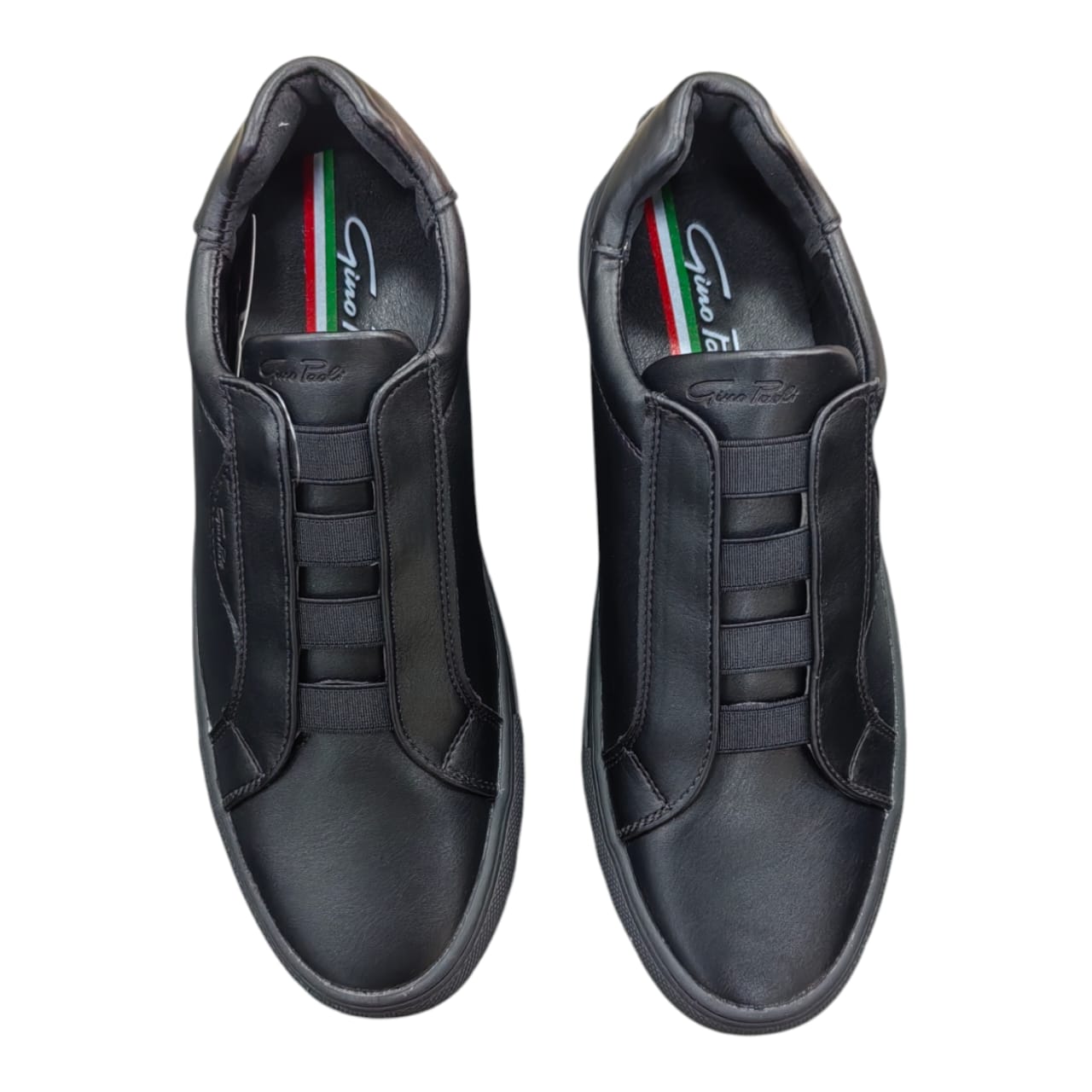 Gino Poali Axel Men's Slip-On Sneaker - Black