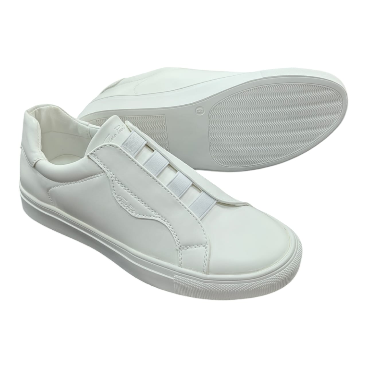 Gino Poali Axel Men's Slip-On Sneaker - White