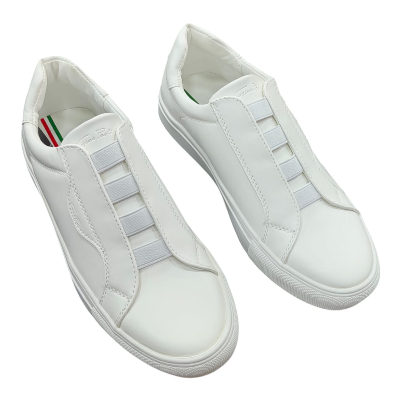 Gino Poali Axel Men's Slip-On Sneaker - White