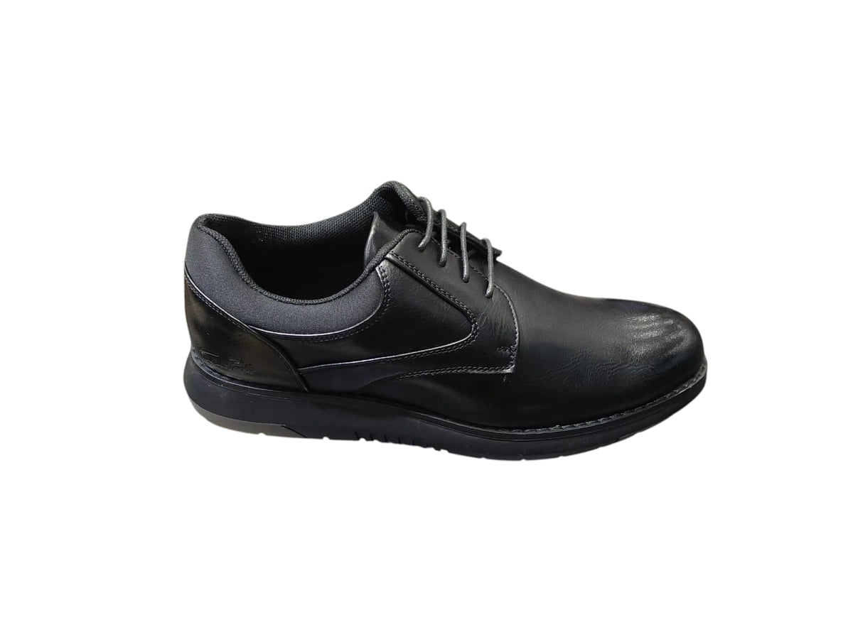 Gino Paoli Ronin Mens Lace-Up Casual  Shoes - Black