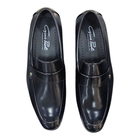 Gino Paoli Remmy Mens Slip-On Formal Shoes – Black