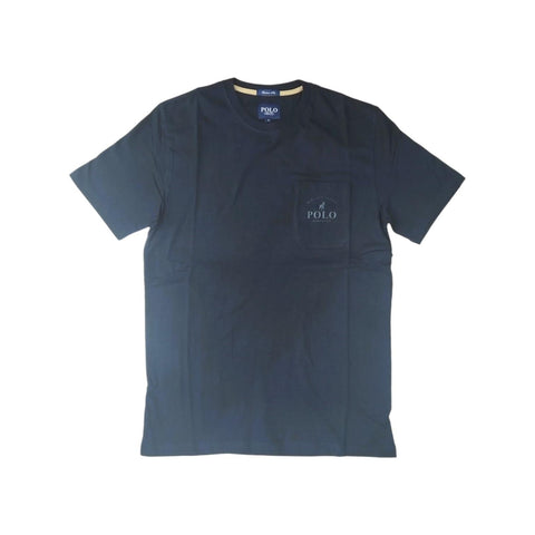 Polo T-Shirt Hd Printed Pocket Navy