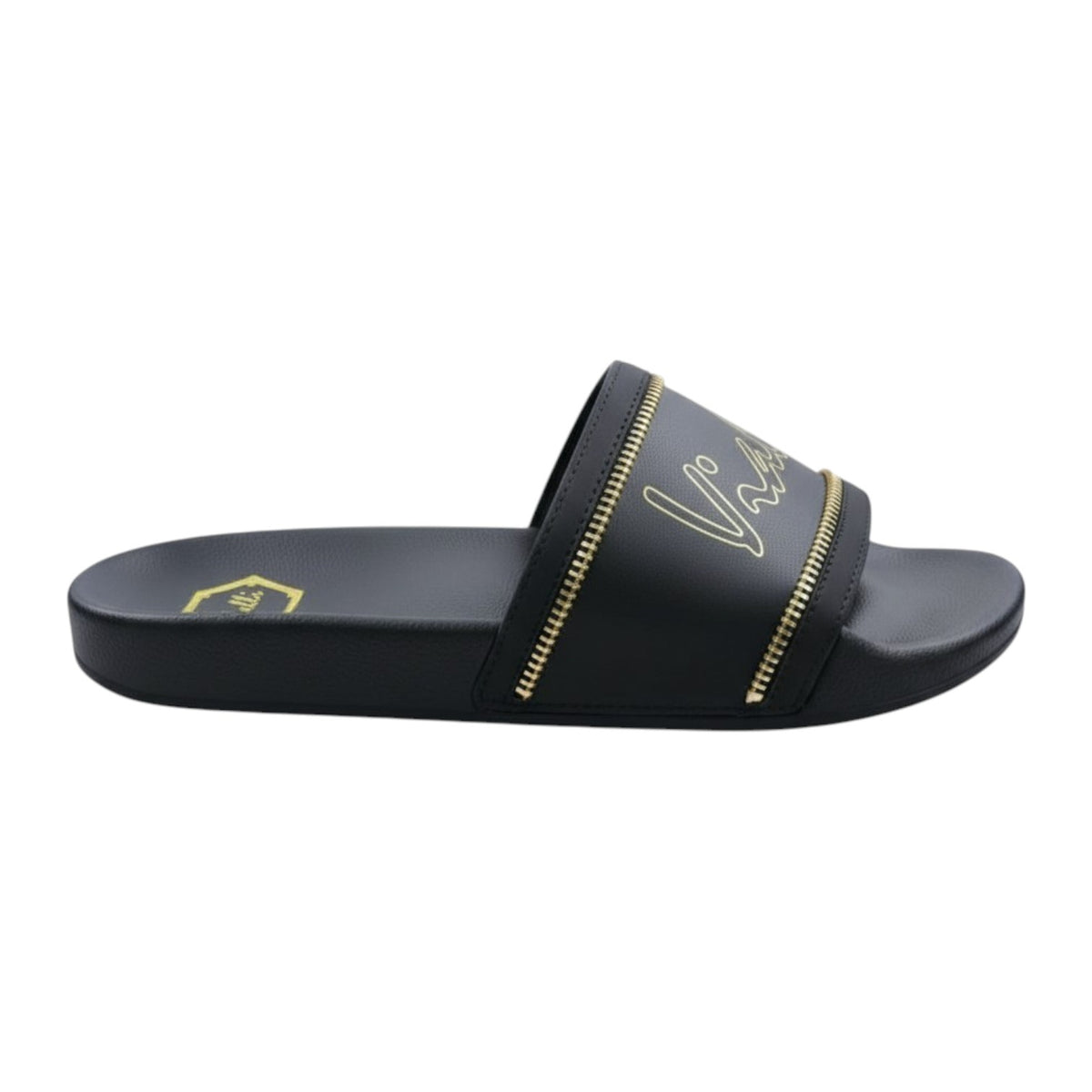 Vialli Riodesigo Sandal – Black | Men’s Casual Slip-On Sandal