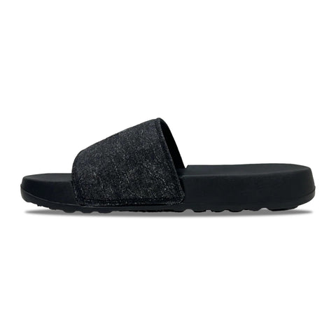 Vialli Seagar Slide Sandal – Black | Men’s Casual Slip-On Sandal