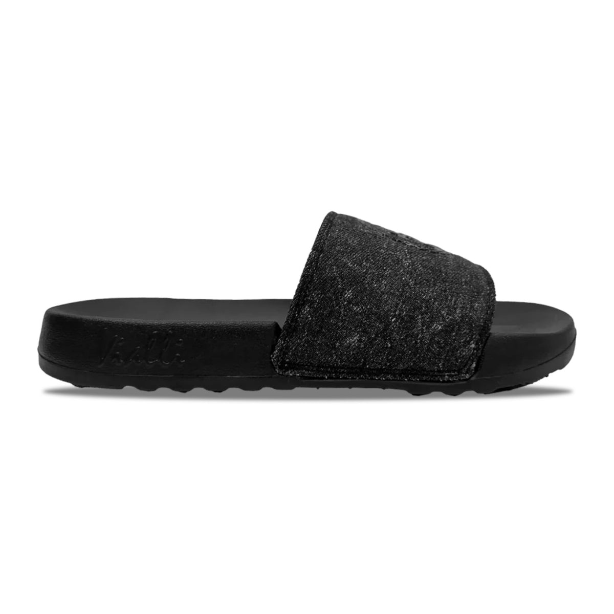Vialli Seagar Slide Sandal – Black | Men’s Casual Slip-On Sandal