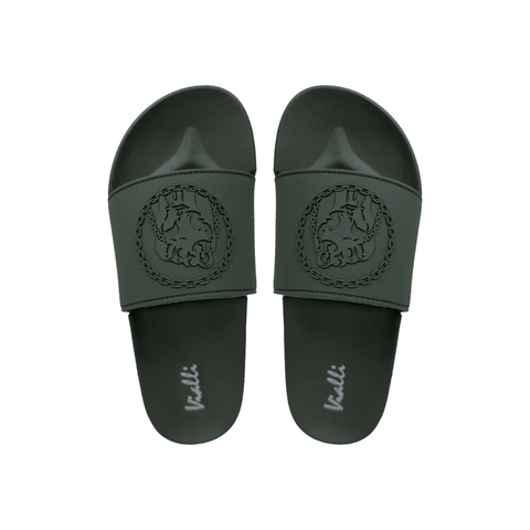 Vialli Slides Frigo Olive Green