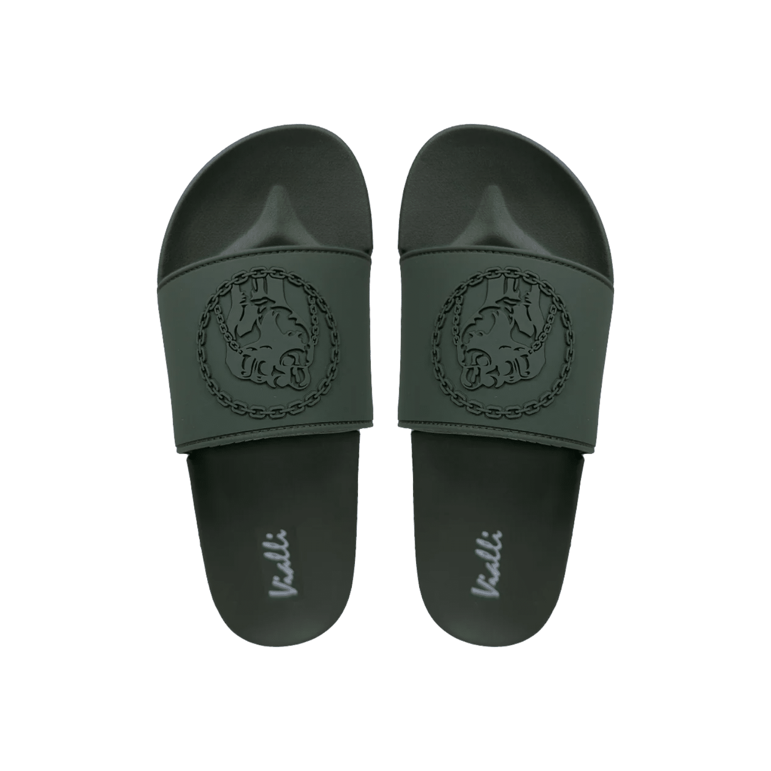 Vialli Slides Frigo Olive Green