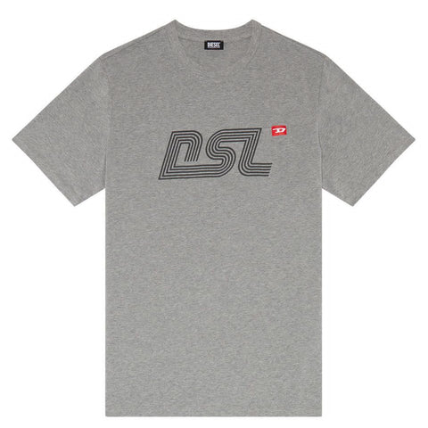 Diesel loungewear Set Cotton Dsl Print Grey