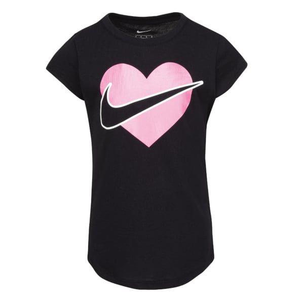 Nike Girls T-Shirt Core Heart Black