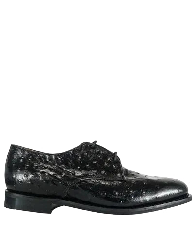Bishop Ostrich Lace Up Formal Shoe 10999 Black