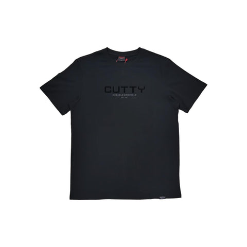 Cutty C Sonic Statement T-Shirt: Black