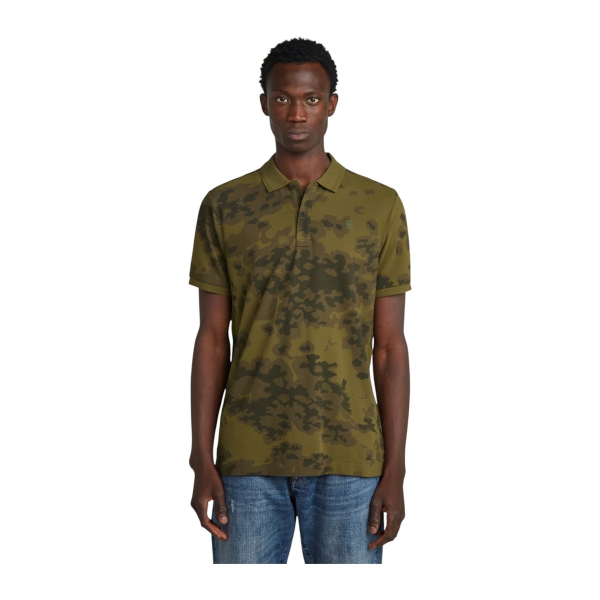 Gstar Golfer Dunda Slim Camo Dark Olive