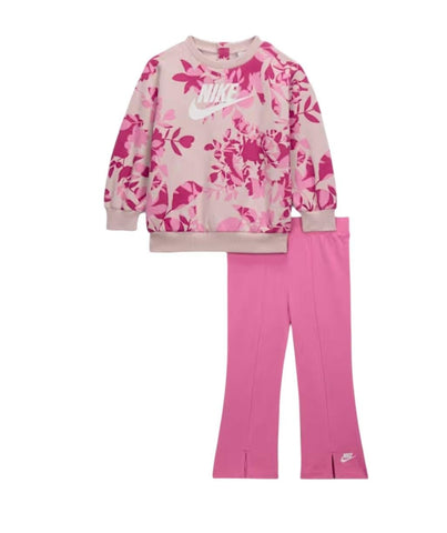 Nike Legging Set 2Pc Floral Camo Pink