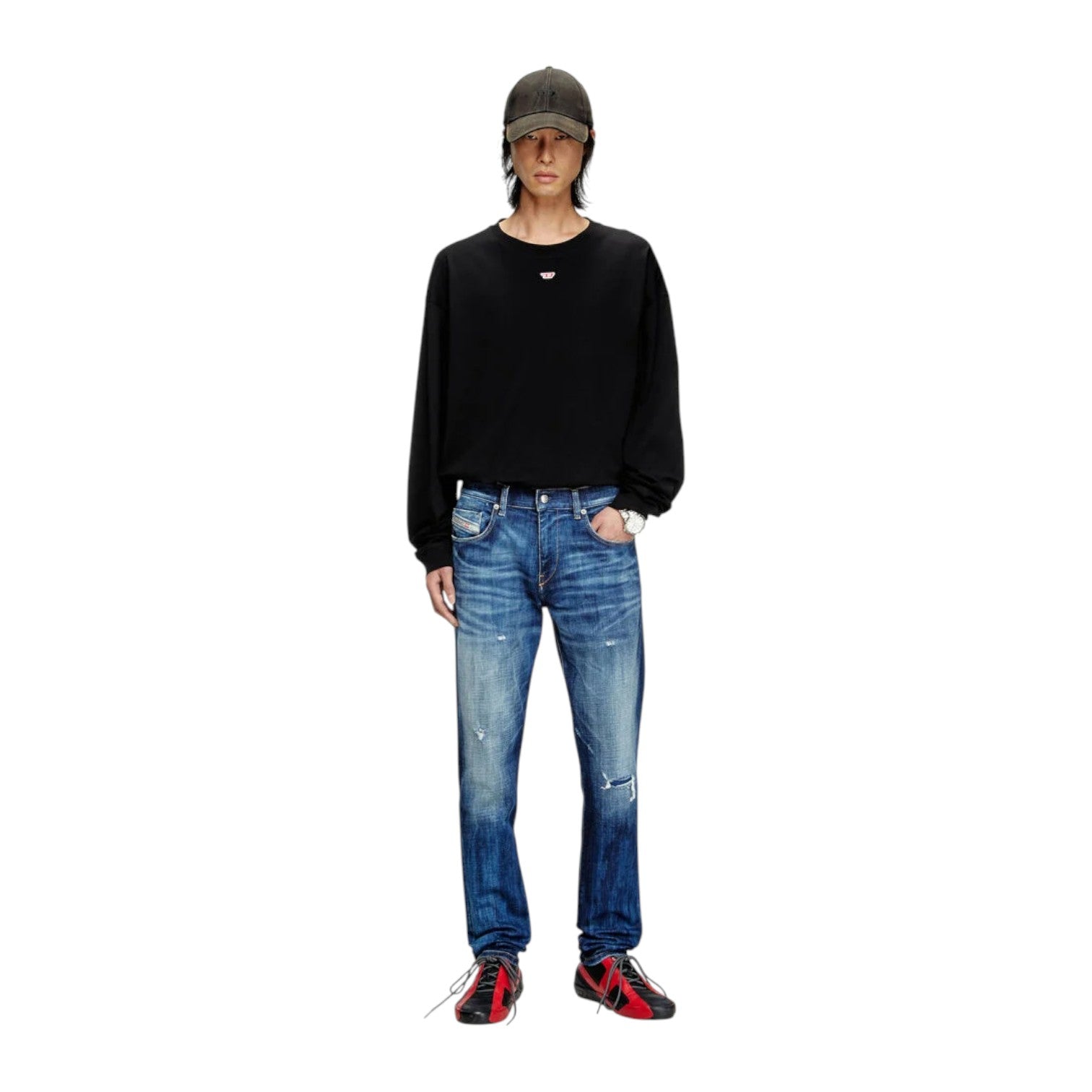 Diesel Slim Jeans 2019 D-Strukt - Dark Blue