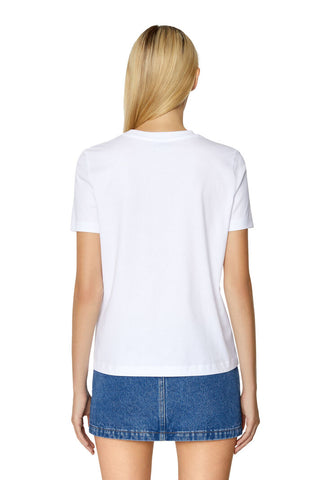 Womens Diesel T Shirts White