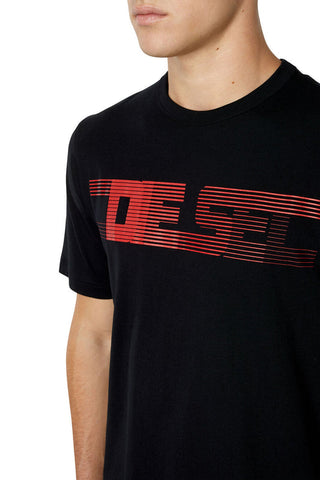 Mens T-Shirt T-Just E19 | Black/Red